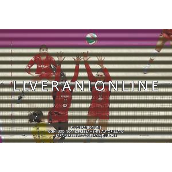 tvRCOR – UYBA Busto Arsizio vs Imoco Conegliano – LVF Serie A1 – 1° turno LVF Serie A1 Pallavolo Femminile E-Work Arena Busto Arsizio (VA) 06-10-2025 nella foto Josephine Obossa e Katja Eckl ©TVRCOR Corradin Roberta - AGENZIA ALDO LIVERANI SAS