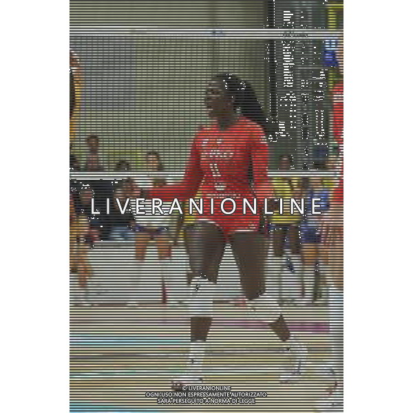 tvRCOR – UYBA Busto Arsizio vs Imoco Conegliano – LVF Serie A1 – 1° turno LVF Serie A1 Pallavolo Femminile E-Work Arena Busto Arsizio (VA) 06-10-2025 nella foto Josephine Obossa ©TVRCOR Corradin Roberta - AGENZIA ALDO LIVERANI SAS