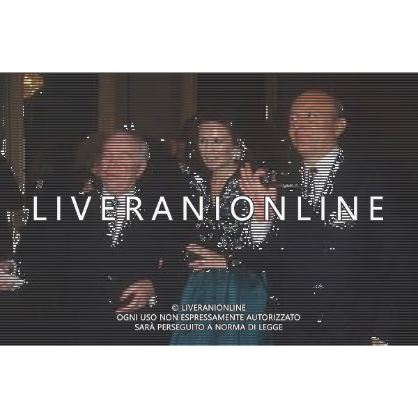 DIAP-RETROSPETTIVA ALBERTO RUSCONI EDITORE NELLA FOTO ALBERTO RUSCONI CON LA MOGLIE E IL PADRE EDILIO RUSCONI AG ALDO LIVERANI SAS