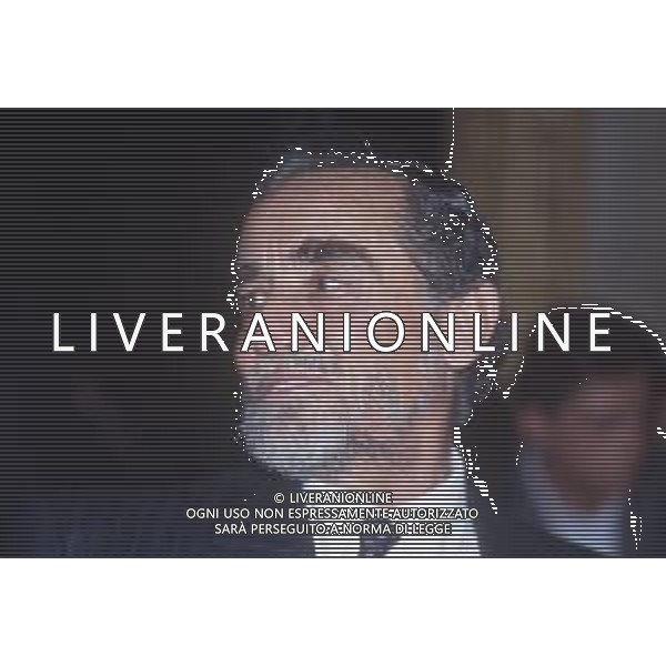 DIAP-RETROSPETTIVA VITTORIO GASSMAN ATTORE NELLA FOTO VITTORIO GASSMAN NELL\'ANNO 1990 A MILANO AG ALDO LIVERANI SAS