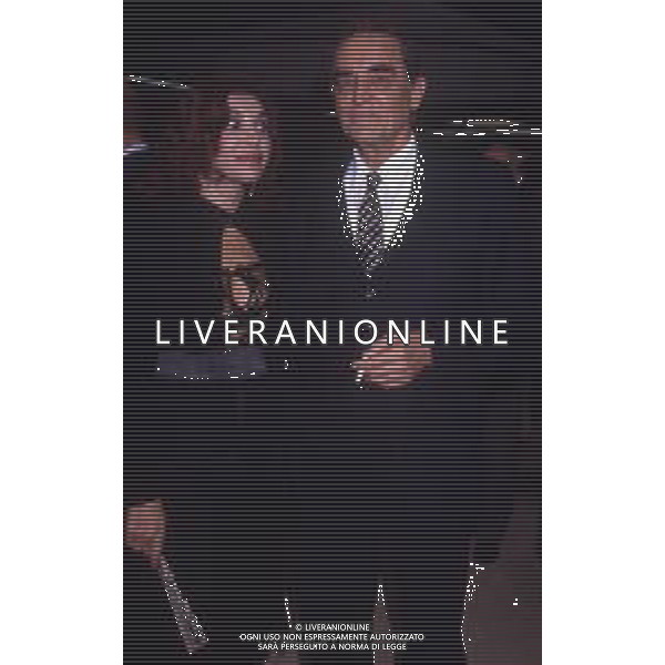DIAP-RETROSPETTIVA VITTORIO GASSMAN ATTORE NELLA FOTO VITTORIO GASSMAN E IDA DI BENEDETTO NELL\'ANNO 1990 A MILANO AG ALDO LIVERANI SAS