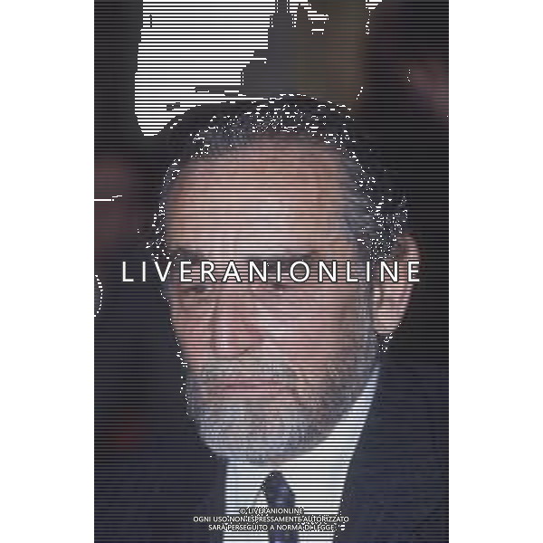 DIAP-RETROSPETTIVA VITTORIO GASSMAN ATTORE NELLA FOTO VITTORIO GASSMAN NELL\'ANNO 1990 A MILANO AG ALDO LIVERANI SAS