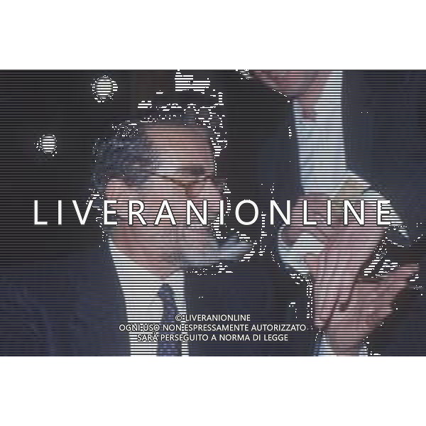 DIAP-RETROSPETTIVA VITTORIO GASSMAN ATTORE NELLA FOTO VITTORIO GASSMAN NELL\'ANNO 1990 A MILANO AG ALDO LIVERANI SAS