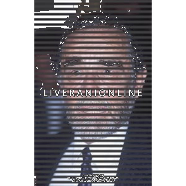 DIAP-RETROSPETTIVA VITTORIO GASSMAN ATTORE NELLA FOTO VITTORIO GASSMAN NELL\'ANNO 1990 A MILANO AG ALDO LIVERANI SAS