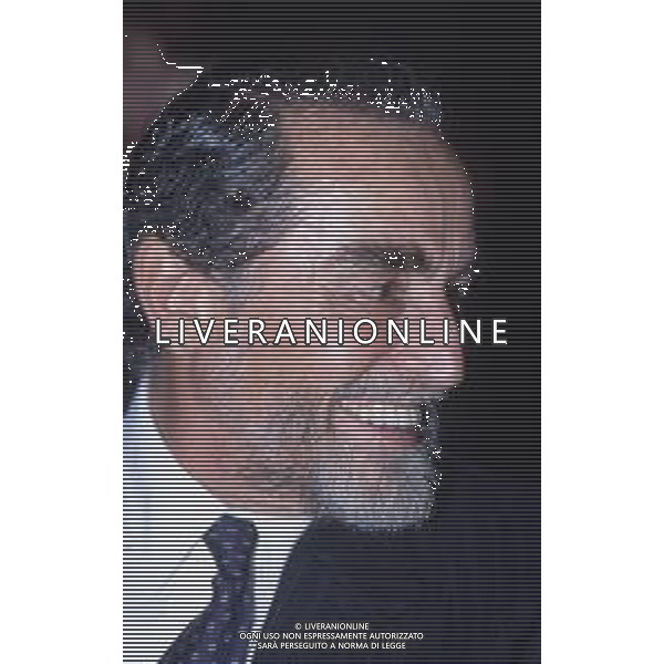 DIAP-RETROSPETTIVA VITTORIO GASSMAN ATTORE NELLA FOTO VITTORIO GASSMAN NELL\'ANNO 1990 A MILANO AG ALDO LIVERANI SAS