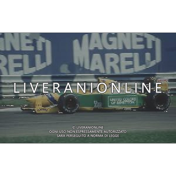 DIAP-RETROSPETTIVA MARTIN BRUNDLE PILOTA F1 NELLA FOTO MARTIN BRUNDLE NELL\'ANNO 1992 AG ALDO LIVERANI SAS