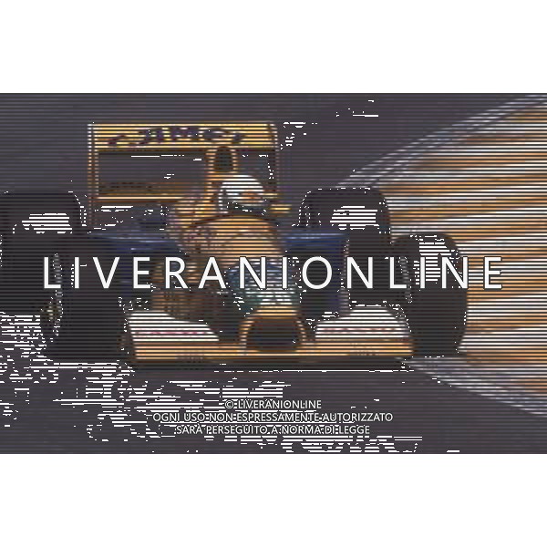 DIAP-RETROSPETTIVA MARTIN BRUNDLE PILOTA F1 NELLA FOTO MARTIN BRUNDLE NELL\'ANNO 1992 AG ALDO LIVERANI SAS