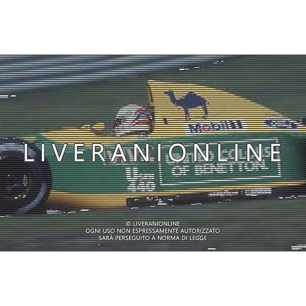 DIAP-RETROSPETTIVA MARTIN BRUNDLE PILOTA F1 NELLA FOTO MARTIN BRUNDLE NELL\'ANNO 1992 AG ALDO LIVERANI SAS