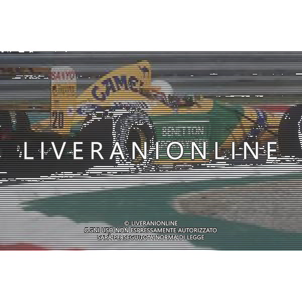 DIAP-RETROSPETTIVA MARTIN BRUNDLE PILOTA F1 NELLA FOTO MARTIN BRUNDLE NELL\'ANNO 1992 AG ALDO LIVERANI SAS