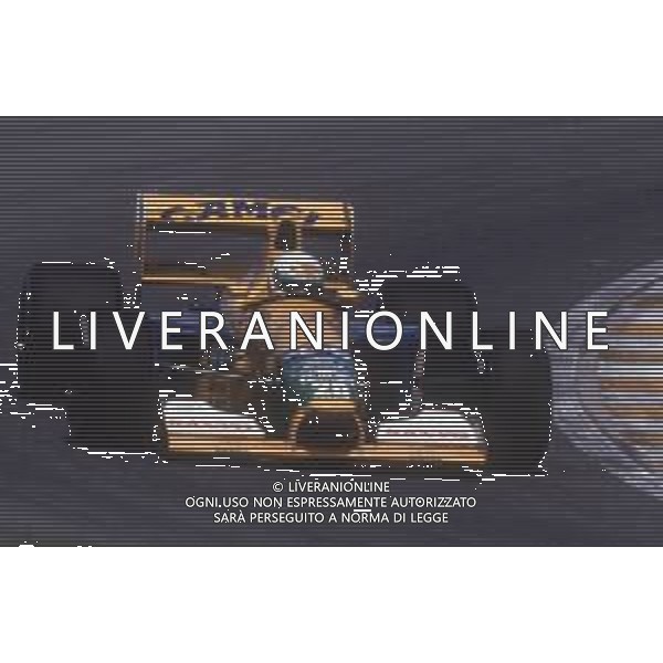 DIAP-RETROSPETTIVA MARTIN BRUNDLE PILOTA F1 NELLA FOTO MARTIN BRUNDLE NELL\'ANNO 1992 AG ALDO LIVERANI SAS