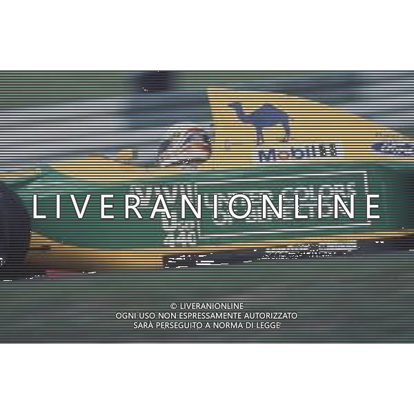 DIAP-RETROSPETTIVA MARTIN BRUNDLE PILOTA F1 NELLA FOTO MARTIN BRUNDLE NELL\'ANNO 1992 AG ALDO LIVERANI SAS