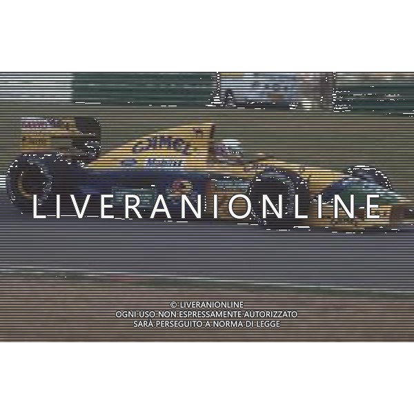 DIAP-RETROSPETTIVA MARTIN BRUNDLE PILOTA F1 NELLA FOTO MARTIN BRUNDLE NELL\'ANNO 1992 AG ALDO LIVERANI SAS