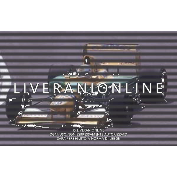 DIAP-RETROSPETTIVA MARTIN BRUNDLE PILOTA F1 NELLA FOTO MARTIN BRUNDLE NELL\'ANNO 1992 AG ALDO LIVERANI SAS