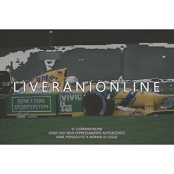 DIAP-RETROSPETTIVA MARTIN BRUNDLE PILOTA F1 NELLA FOTO MARTIN BRUNDLE NELL\'ANNO 1992 AG ALDO LIVERANI SAS