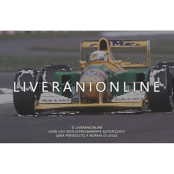 DIAP-RETROSPETTIVA MARTIN BRUNDLE PILOTA F1 NELLA FOTO MARTIN BRUNDLE NELL\'ANNO 1992 AG ALDO LIVERANI SAS