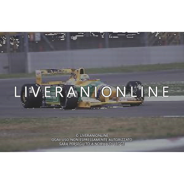 DIAP-RETROSPETTIVA MARTIN BRUNDLE PILOTA F1 NELLA FOTO MARTIN BRUNDLE NELL\'ANNO 1992 AG ALDO LIVERANI SAS