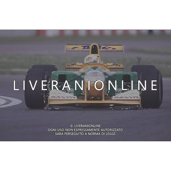 DIAP-RETROSPETTIVA MARTIN BRUNDLE PILOTA F1 NELLA FOTO MARTIN BRUNDLE NELL\'ANNO 1992 AG ALDO LIVERANI SAS
