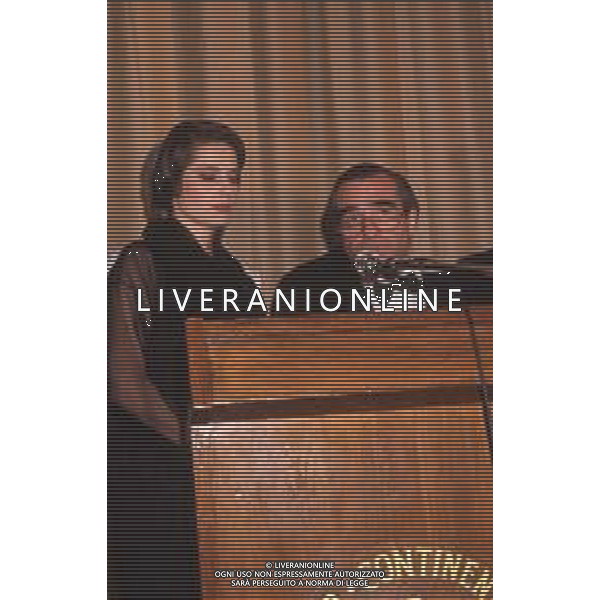 DIAP-RETROSPETTIVA IASABELLA ROSSELLINI ATTRICE NELLA FOTO ISABELLA ROSSELLINI CON MARTIN SCORSESE AG ALDO LIVERANI SAS