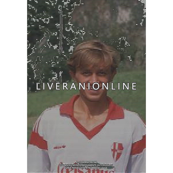 DIAP-RETROSPETTIVA DAMIANO LOGHI CALCIATORE NELLA FOTO DAMIANO LONGHI CON LA MAGLIA DEL PADOVA CALCIO AG ALDO LIVERANI SAS