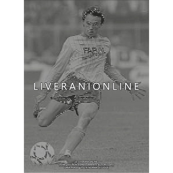 DIAP-RETROSPETTIVA DAMIANO LOGHI CALCIATORE NELLA FOTO DAMIANO LONGHI CON LA MAGLIA DEL MODENA CALCIO AG ALDO LIVERANI SAS
