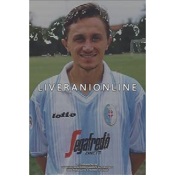 DIAP-RETROSPETTIVA DAMIANO LOGHI CALCIATORE NELLA FOTO DAMIANO LONGHI CON LA MAGLIA DEL TREVISO CALCIO AG ALDO LIVERANI SAS