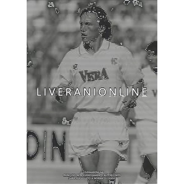 ST-RETROSPETTIVA DAMIANO LOGHI CALCIATORE NELLA FOTO DAMIANO LONGHI CON LA MAGLIA DEL PADOVA CALCIO AG ALDO LIVERANI SAS