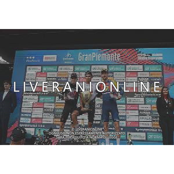 09-10-2025 Giro Del Piemonte; 2025, Uae Team Emirates - Xrg; 2025, Tudor; 2025, Lidl - Trek; Del Toro Romero, Isaac; Hirschi, Marc; Mollema, Bauke; Acqui Terme;  ©SIROTTI - AGENZIA ALDO LIVERANI SAS
