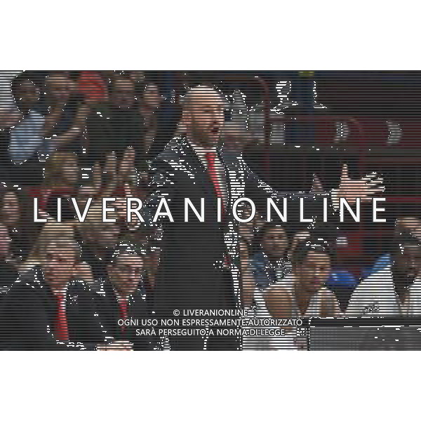 TVRG Olimpia Milano vs Monaco nella foto Vassilis Spanoulis allenatore Monaco Assago (MI) 09-10-2025 Unipol Forum EA7 Emporio Armani Olimpia Milano vs Monaco Turkish Airlines EuroLeague 3a giornata regular season foto Roberto Garavaglia/Agenzia Aldo Liverani sas