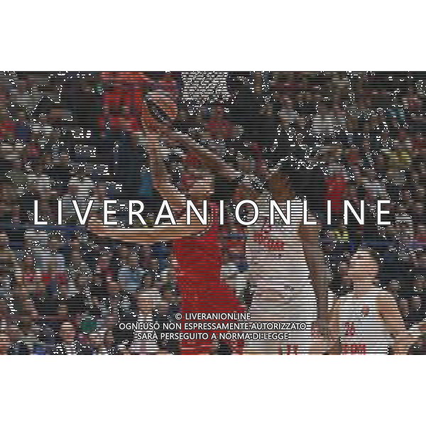 TVRG Olimpia Milano vs Monaco nella foto Quinn Ellis (Olimpia Milano) e Kevarrius Hayes (Monaco) Assago (MI) 09-10-2025 Unipol Forum EA7 Emporio Armani Olimpia Milano vs Monaco Turkish Airlines EuroLeague 3a giornata regular season foto Roberto Garavaglia/Agenzia Aldo Liverani sas