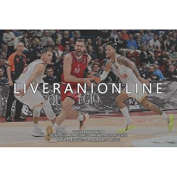 TVRG Olimpia Milano vs Monaco nella foto Marko Guduric (Olimpia Milano) Assago (MI) 09-10-2025 Unipol Forum EA7 Emporio Armani Olimpia Milano vs Monaco Turkish Airlines EuroLeague 3a giornata regular season foto Roberto Garavaglia/Agenzia Aldo Liverani sas