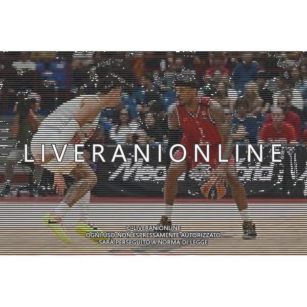 TVRG Olimpia Milano vs Monaco nella foto Lorenzo Brown (Olimpia Milano) Assago (MI) 09-10-2025 Unipol Forum EA7 Emporio Armani Olimpia Milano vs Monaco Turkish Airlines EuroLeague 3a giornata regular season foto Roberto Garavaglia/Agenzia Aldo Liverani sas