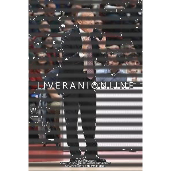 TVRG Olimpia Milano vs Monaco nella foto Ettore Messina allenatore Olimpia Milano Assago (MI) 09-10-2025 Unipol Forum EA7 Emporio Armani Olimpia Milano vs Monaco Turkish Airlines EuroLeague 3a giornata regular season foto Roberto Garavaglia/Agenzia Aldo Liverani sas