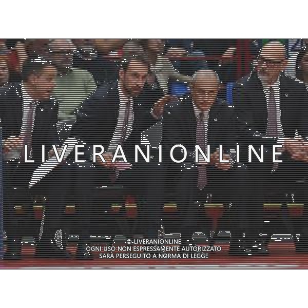 TVRG Olimpia Milano vs Monaco nella foto Giuseppe Poeta assistente allenatore SX e Ettore Messina allenatore Olimpia Milano DX Assago (MI) 09-10-2025 Unipol Forum EA7 Emporio Armani Olimpia Milano vs Monaco Turkish Airlines EuroLeague 3a giornata regular season foto Roberto Garavaglia/Agenzia Aldo Liverani sas
