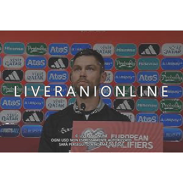 TVPG Estonia vs Italia nella foto Jürgen Henn (Allenatore Estonia)10-10-2025 A. Le Coq Arena, Tallinn (EST) - Press conference pre-match European Qualifiers - FIFA World Cup 2026 Matchday 7 ©TVPG Pasquale Golia - AG ALDO LIVERANI SAS
