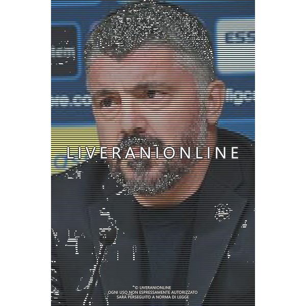 TVPG Estonia vs Italia nella foto Gennaro Gattuso (CT Italia), t10-10-2025 A. Le Coq Arena, Tallinn (EST) - Italia Pre match Press Conference European Qualifiers - FIFA World Cup 2026 Matchday 7 ©TVPG Pasquale Golia - AG ALDO LIVERANI SAS