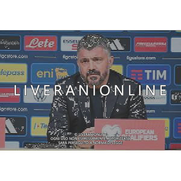 TVPG Estonia vs Italia nella foto Gennaro Gattuso (CT Italia), t10-10-2025 A. Le Coq Arena, Tallinn (EST) - Italia Pre match Press Conference European Qualifiers - FIFA World Cup 2026 Matchday 7 ©TVPG Pasquale Golia - AG ALDO LIVERANI SAS