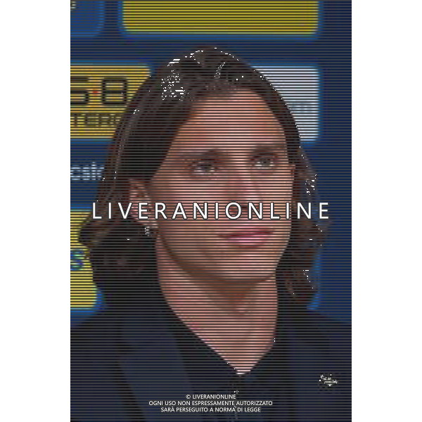 TVEM Riccardo Calafiori of Italy during a press conference at A. Le Coq Arena on October 10, 2025 in Tallinn, Estonia. ©TVEM Emmanuele Mastrodonato - AG ALDO LIVERANI SAS