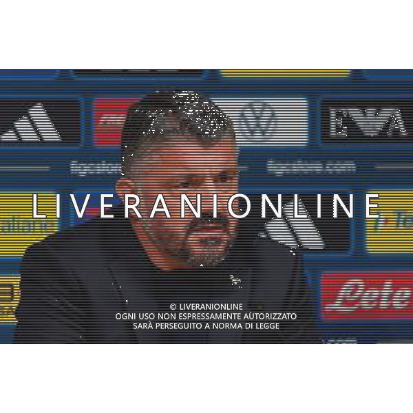 TVEM Gennaro Gattuso head coach of Italy speaks with the media during a press conference at A. Le Coq Arena on October 10, 2025 in Tallinn, Estonia. ©TVEM Emmanuele Mastrodonato - AG ALDO LIVERANI SAS