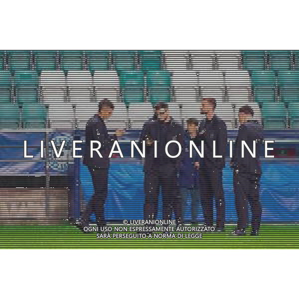 Gianluca Mancini of Italy, Riccardo Orsolini of Italy, Bryan Cristante of Italy and Giacomo Raspadori of Italy -TVEM Press conference pre-match European Qualifiers - FIFA World Cup 2026 Matchday 7 Estonia vs Italia, Tallinn 10-10-2025 ©TVEM Emmanuele Mastrodonato - AG ALDO LIVERANI SAS