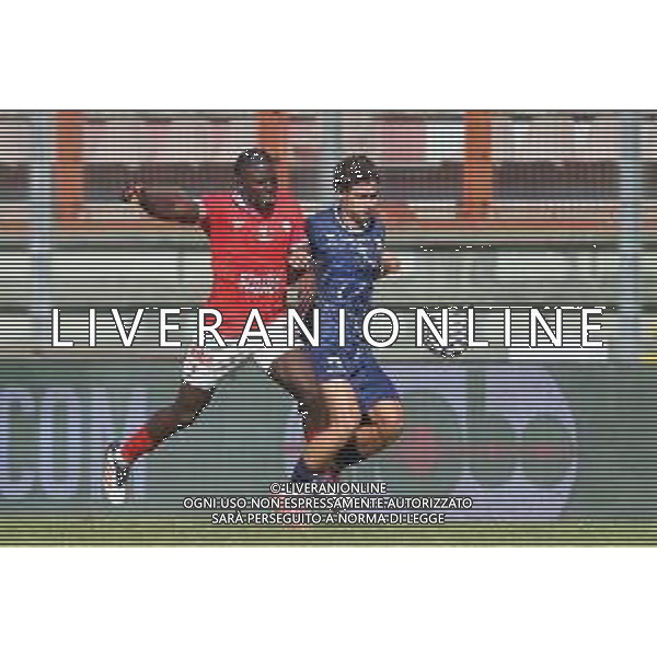 Perugia vs Rimini Campionato Serie C Sky Wifi - 9 Giornata Renato Curi - Perugia 11-10-2025 nella foto Nwanege e Capac Foto di Federico Gaetano - ag.Aldo Liverani ©Federico Gaetano - AG ALDO LIVERANI SAS
