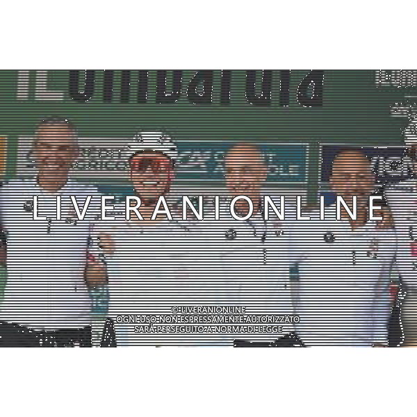 11-10-2025 Giro Di Lombardia; 2025, Uae Team Emirates - Xrg; Majka, Rafal; Agostini, Andrea; Gianetti, Mauro; Matxin, Jose Fernandez; Como; ©SIROTTI - AG ALDO LIVERANI SAS