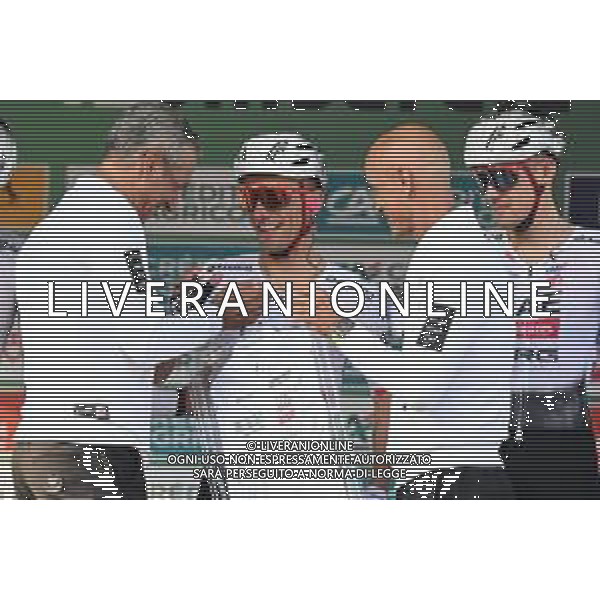 11-10-2025 Giro Di Lombardia; 2025, Uae Team Emirates - Xrg; Majka, Rafal; Agostini, Andrea; Gianetti, Mauro; Como; ©SIROTTI - AG ALDO LIVERANI SAS