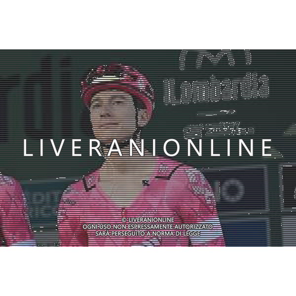 11-10-2025 Giro Di Lombardia; 2025, Ef Education - Easypost; Powless, Neilson; Como; ©SIROTTI - AG ALDO LIVERANI SAS