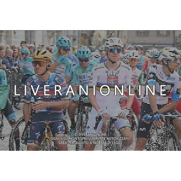 11-10-2025 Giro Di Lombardia; 2025, Uae Team Emirates - Xrg; 2025, Soudal - Quick Step; Pogacar, Tadej; Evenepoel, Remco; Como; ©SIROTTI - AG ALDO LIVERANI SAS