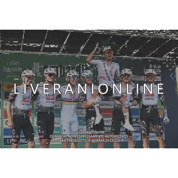 11-10-2025 Giro Di Lombardia; 2025, Uae Team Emirates - Xrg; Majka, Rafal; Pogacar, Tadej; Como; ©SIROTTI - AG ALDO LIVERANI SAS