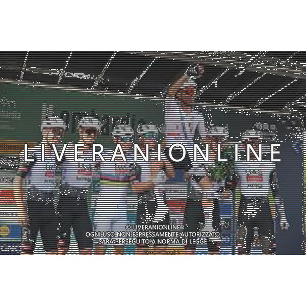11-10-2025 Giro Di Lombardia; 2025, Uae Team Emirates - Xrg; Majka, Rafal; Pogacar, Tadej; Como; ©SIROTTI - AG ALDO LIVERANI SAS