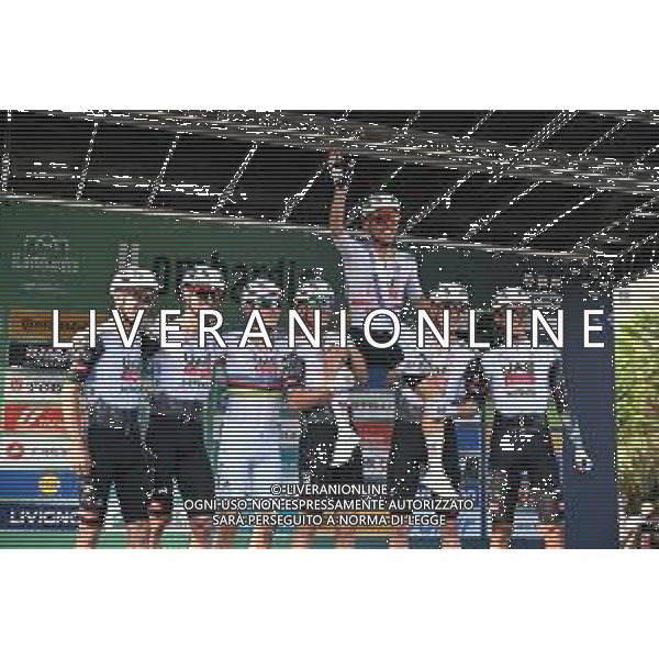 11-10-2025 Giro Di Lombardia; 2025, Uae Team Emirates - Xrg; Majka, Rafal; Pogacar, Tadej; Como; ©SIROTTI - AG ALDO LIVERANI SAS