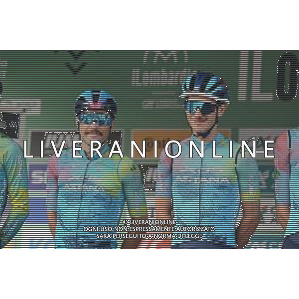 11-10-2025 Giro Di Lombardia; 2025, Xds - Astana; Velasco, Simone; Scaroni, Christian; Como; ©SIROTTI - AG ALDO LIVERANI SAS