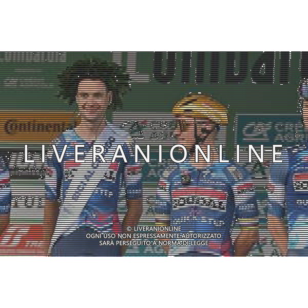 11-10-2025 Giro Di Lombardia; 2025, Soudal - Quick Step; Serry, Pieter; Evenepoel, Remco; Como; ©SIROTTI - AG ALDO LIVERANI SAS