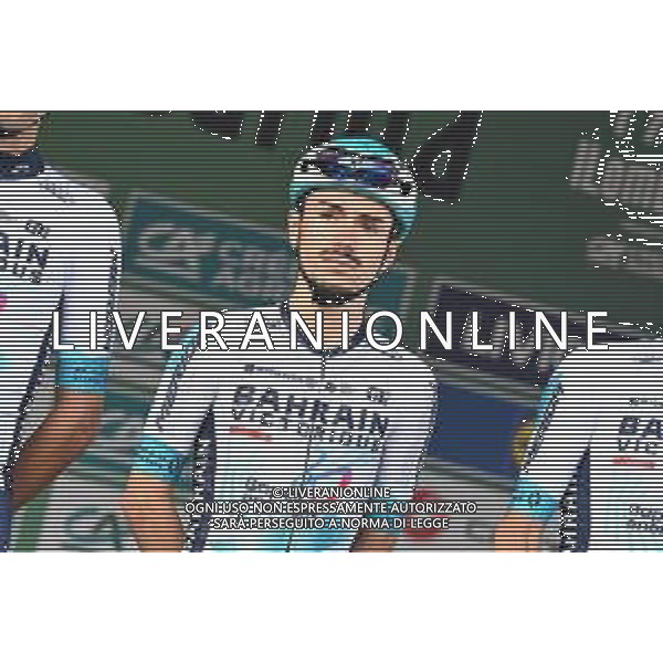 11-10-2025 Giro Di Lombardia; 2025, Bahrain - Victorious; Martinez, Lenny; Como; ©SIROTTI - AG ALDO LIVERANI SAS